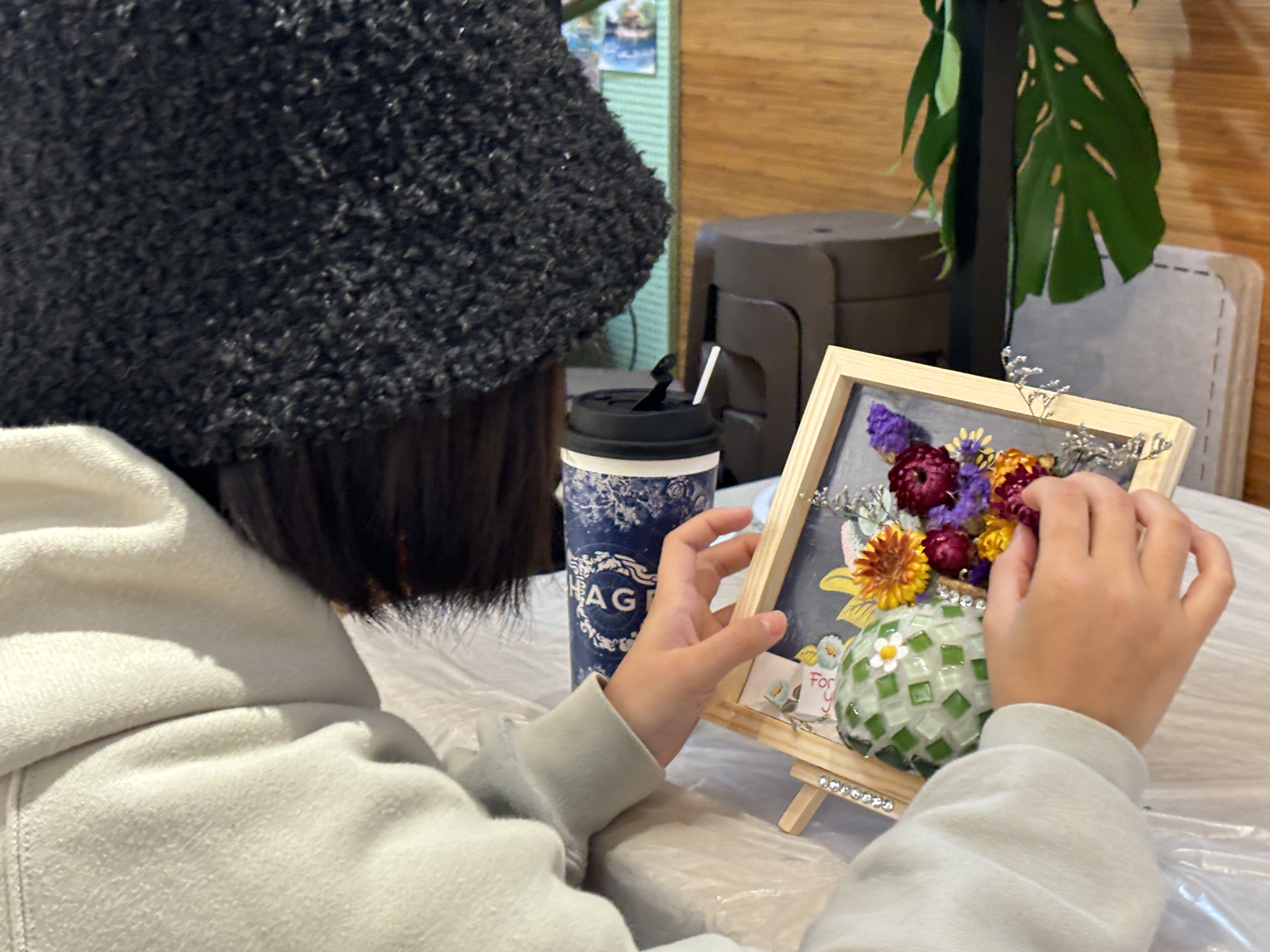 马赛克花瓶手工diy